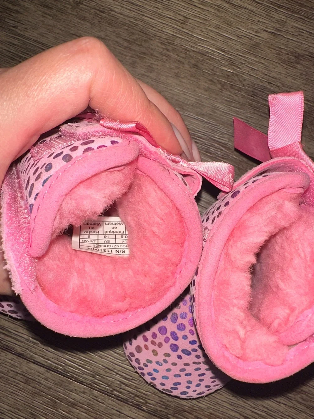 UGG Pink Baby Booties